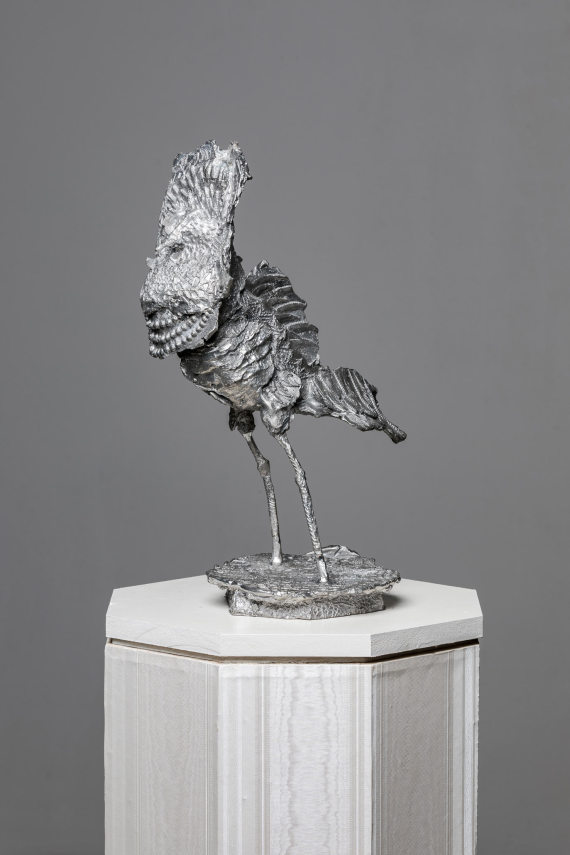 "Vogel III", 32 x 20 x 20 cm, Aluminium, 2017